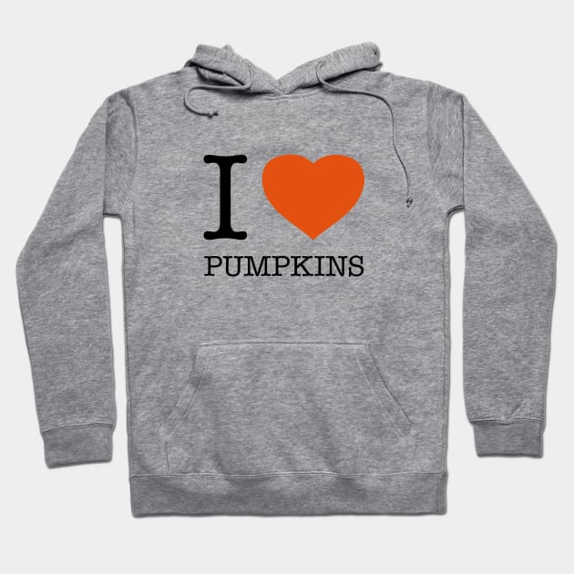 I LOVE PUMPKINS Hoodie by eyesblau